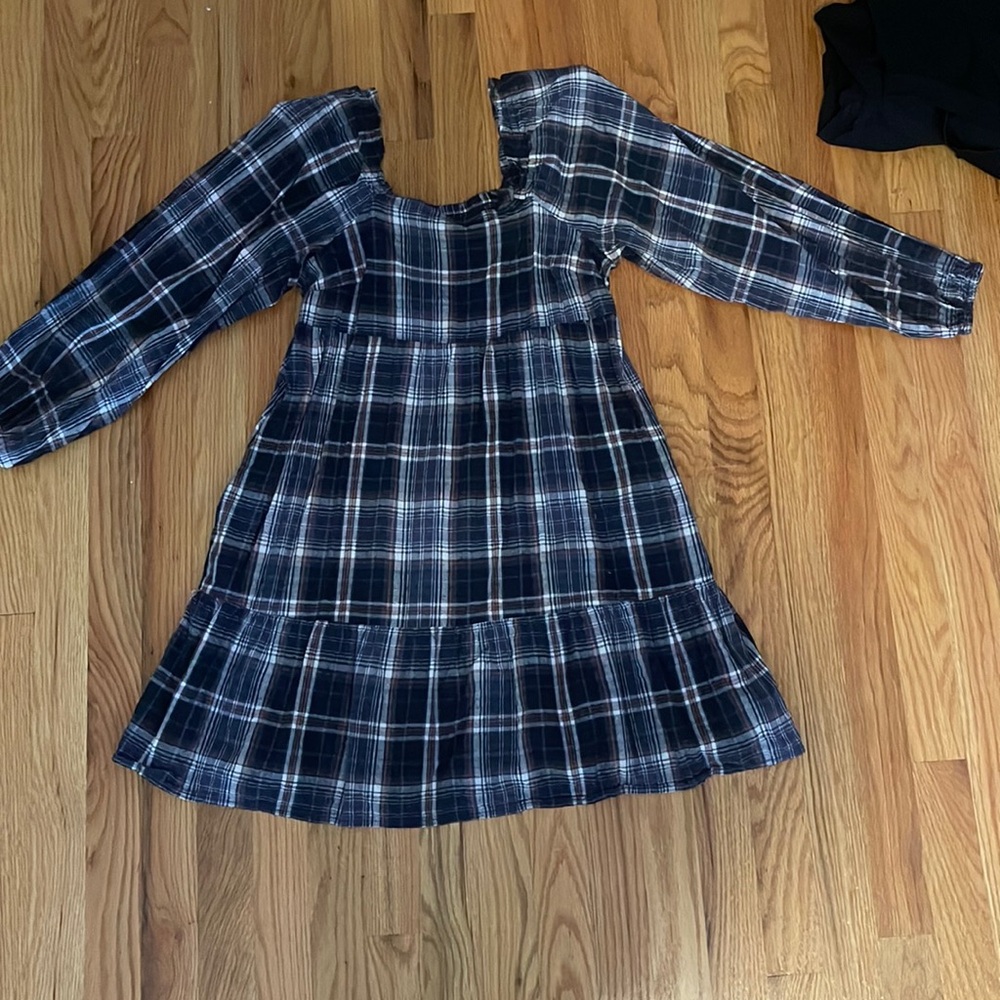 Plaid mini dress